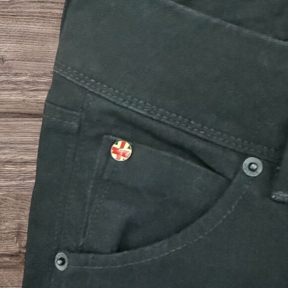 Hudson Collin Flap Jeans Black Skinny Jeans Sleek Design - Picture 4 of 9